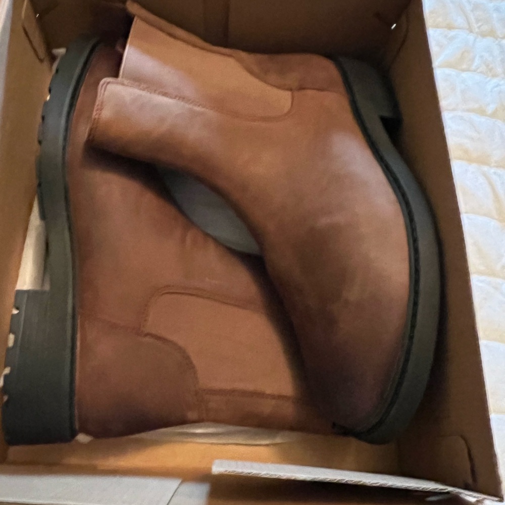 Clarks Brown Ankle Boots